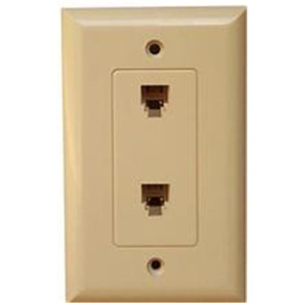 Doomsday Decorator Duplex Phone Jack Ivory DO390789